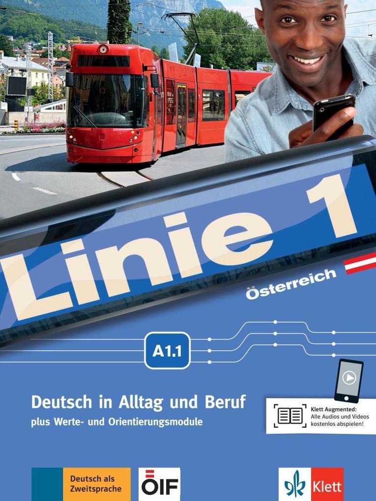 Linie 1 A1.1. Kurs- und Übungsbuch mit DVD-ROM. Ausgabe für Österreich.