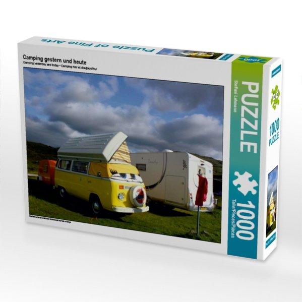 Camping gestern und heute (Puzzle)