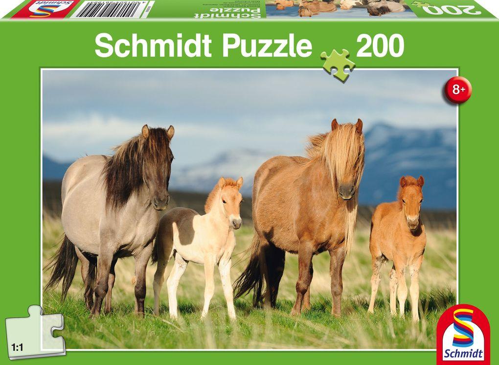Schmidt Spiele - Pferdefamilie, 200 Teile