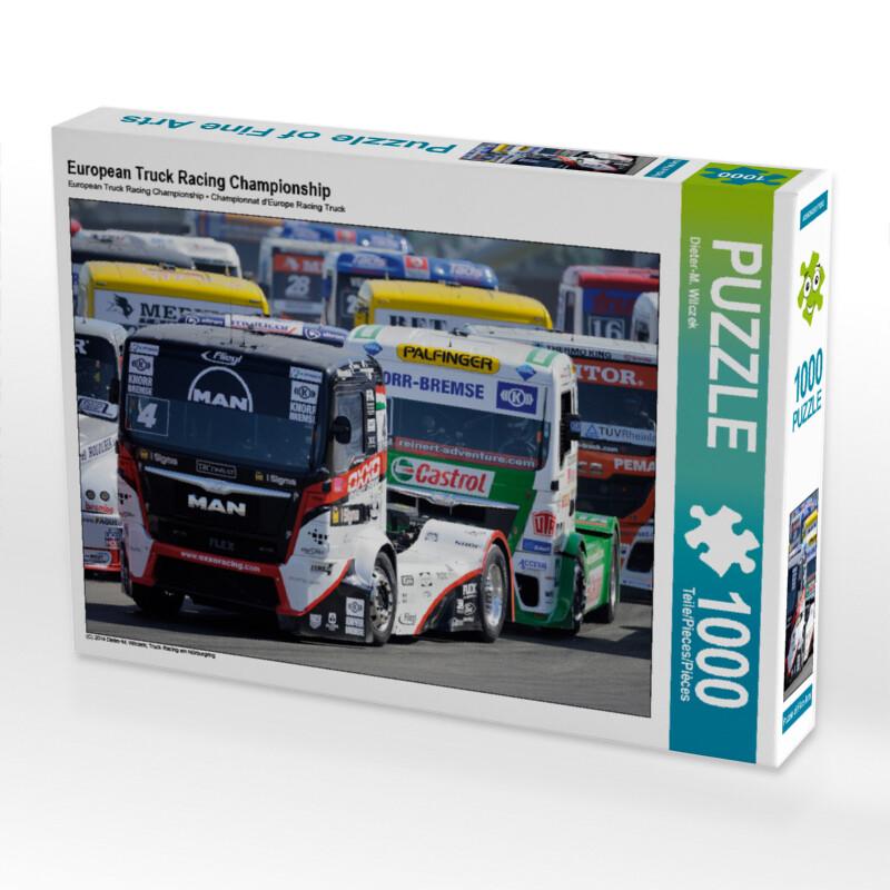 CALVENDO Puzzle European Truck Racing Championship 1000 Teile Lege-Größe 64 x 48 cm Foto-Puzzle Bild