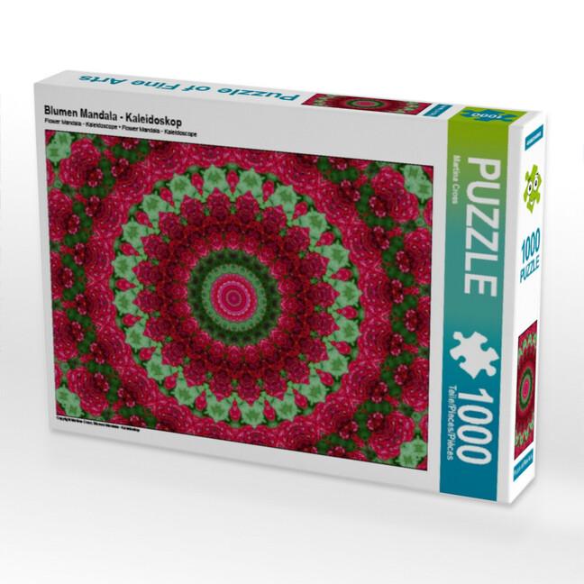 Blumen Mandala - Kaleidoskop (Puzzle)