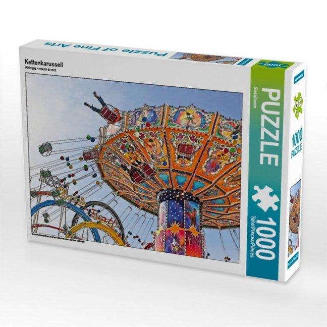 CALVENDO Puzzle Kettenkarussell 1000 Teile Lege-Größe 64 x 48 cm Foto-Puzzle Bild von SusaZoom