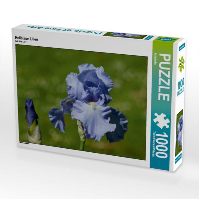 Hellblaue Lilien (Puzzle)