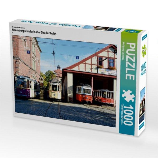 Ein Motiv aus dem Kalender Naumburgs historische Straßenbahn (Puzzle)