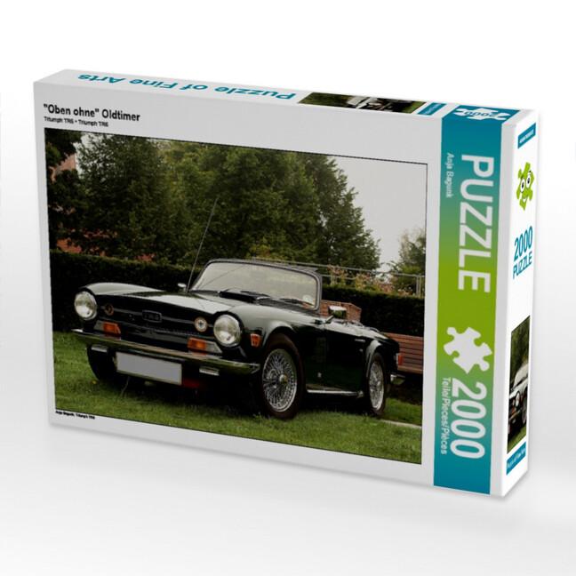 "Oben ohne" Oldtimer (Puzzle)