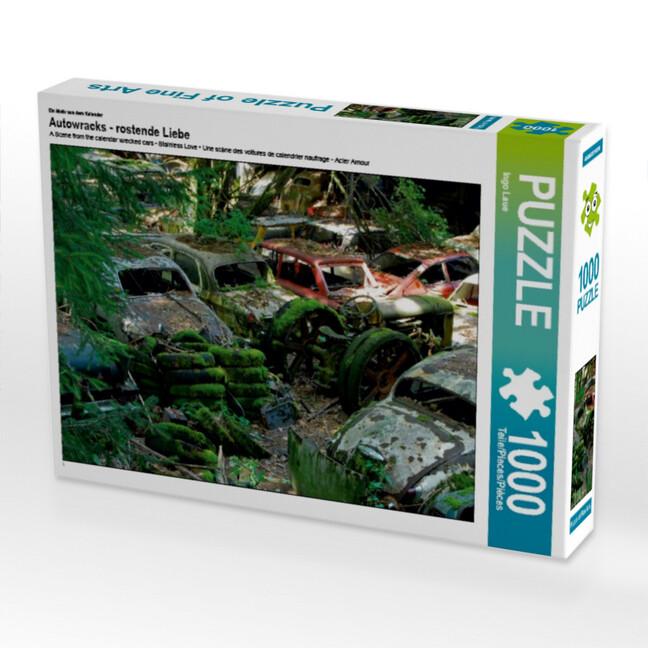 CALVENDO Puzzle Autowracks - rostende Liebe 1000 Teile Lege-Größe 64 x 48 cm Foto-Puzzle Bild von In