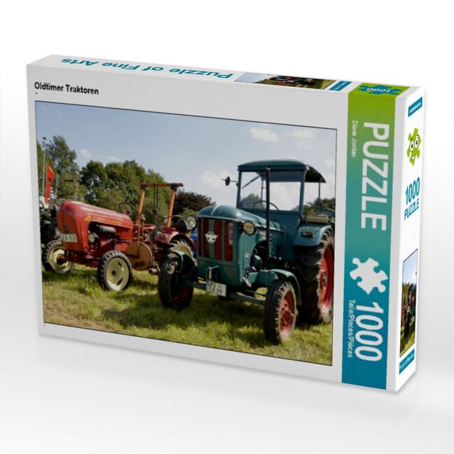 CALVENDO Puzzle Oldtimer Traktoren 1000 Teile Lege-Größe 64 x 48 cm Foto-Puzzle Bild von Diane Jorda