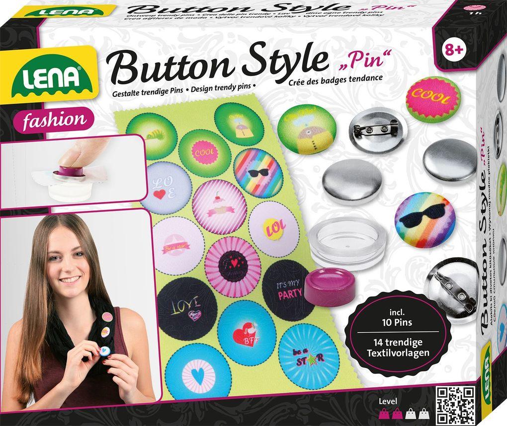 Lena - Button style Pin