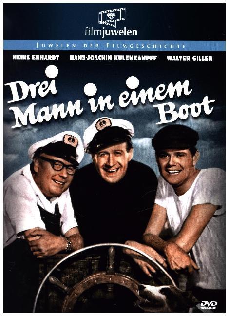 Drei Mann in einem Boot