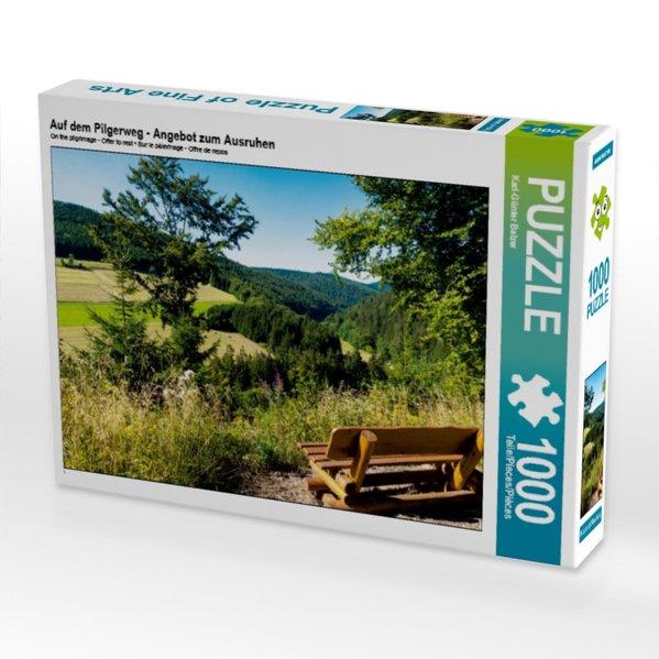 Auf dem Pilgerweg - Angebot zum Ausruhen (Puzzle)