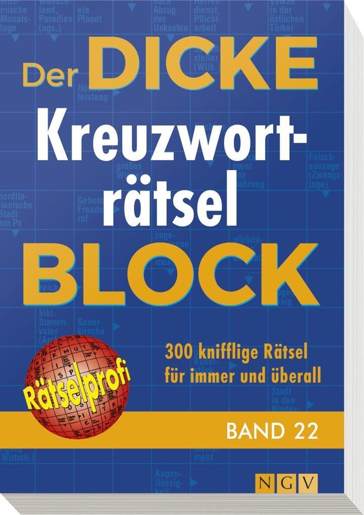 Der dicke Kreuzworträtsel-Block Band 22. Bd.22