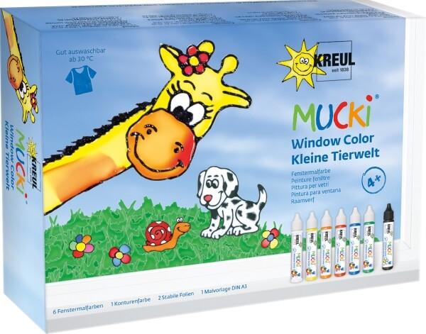 MUCKI Window Color Set Kleine Tierwelt