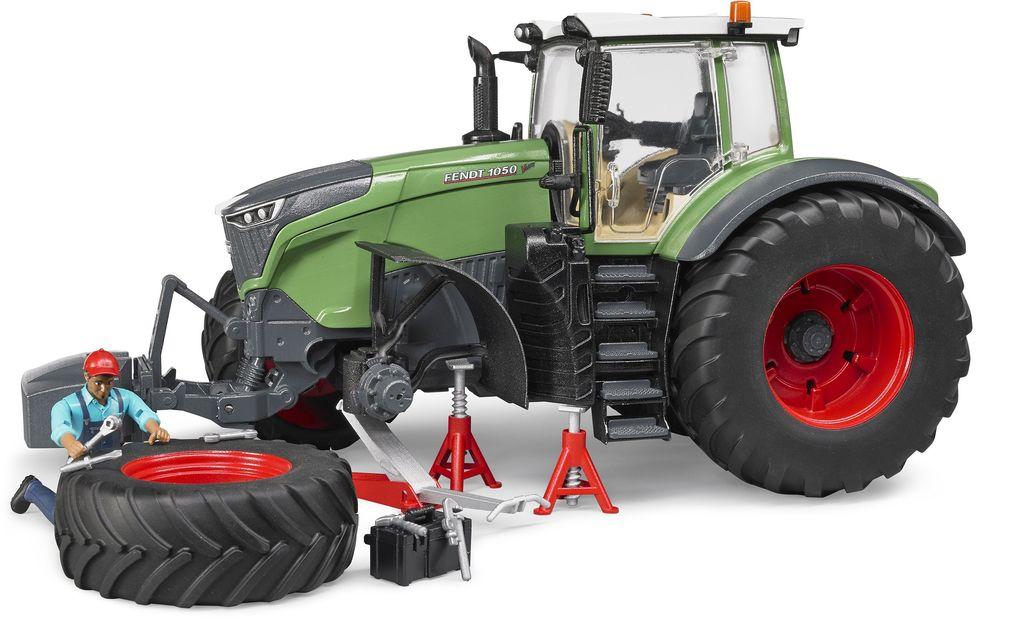 Bruder - Fendt 1050 Vario m. Mechaniker und Werkstattausstattung