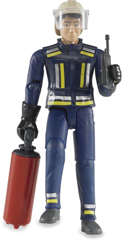 Bruder - Feuerwehrmann mit Helm, Handschuhe und Zubehör