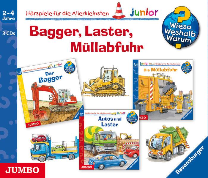 Bagger, Laster, Müllabfuhr