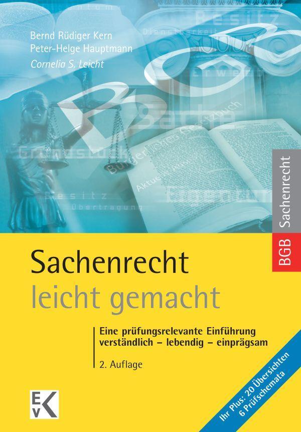 Sachenrecht - leicht gemacht