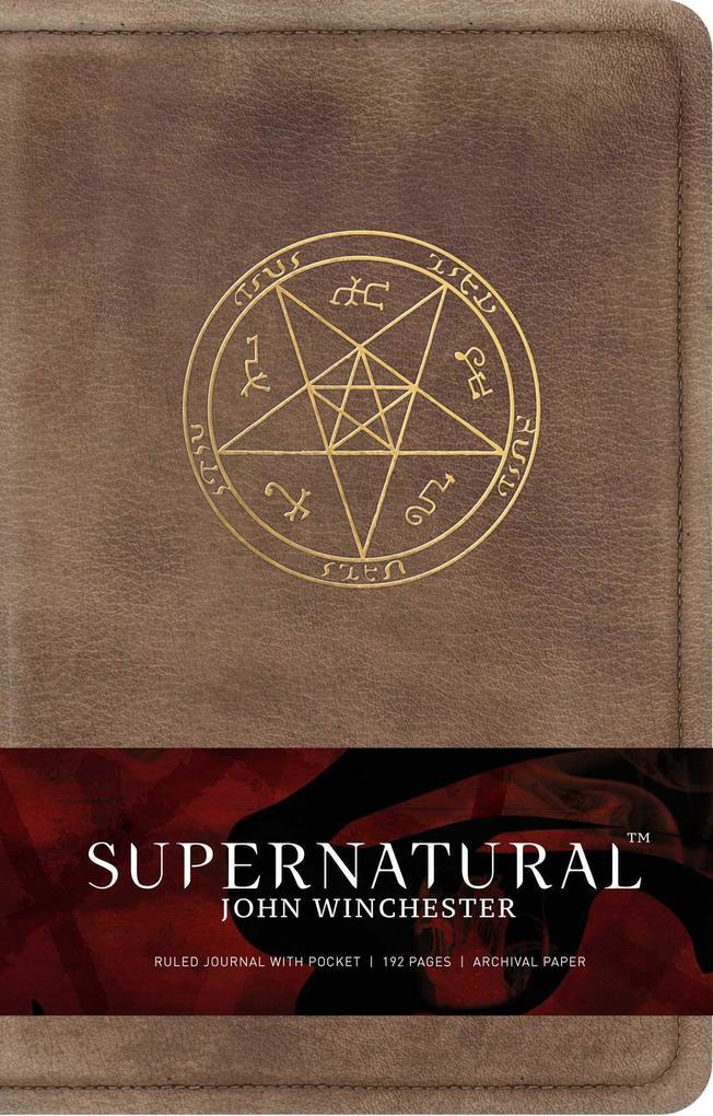 Supernatural: John Winchester Hardcover Ruled Journal