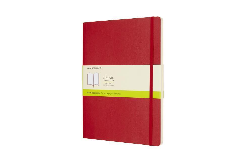 Moleskine Notizbuch Xlarge, Blanko, Soft Cover, Scharlachrot