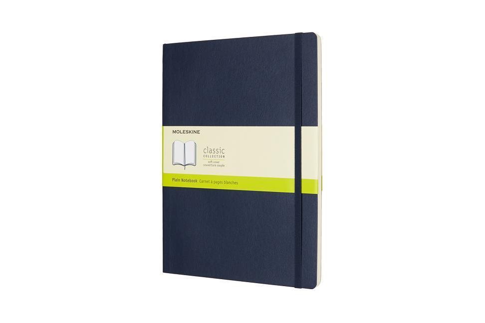 Moleskine Notizbuch Xlarge, Blanko, Soft Cover, Saphir