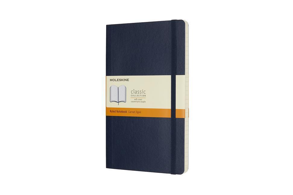 Moleskine Notizbuch Large/A5, Liniert, Soft Cover, Saphir