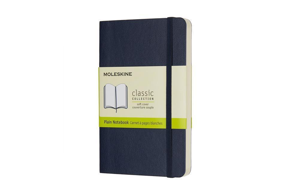 Moleskine Notizbuch Pocket/A6, Blanko, Soft Cover, Saphir