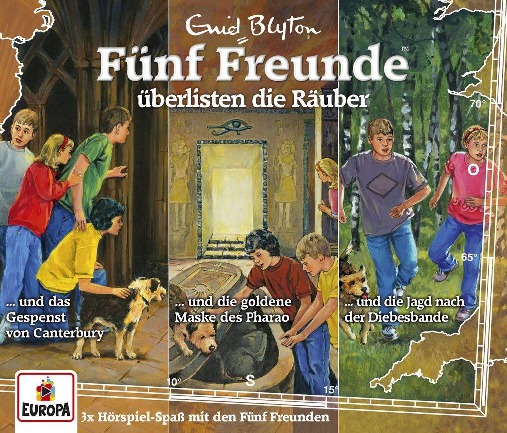 Fünf Freunde überlisten die Räuber, 3 Audio-CDs