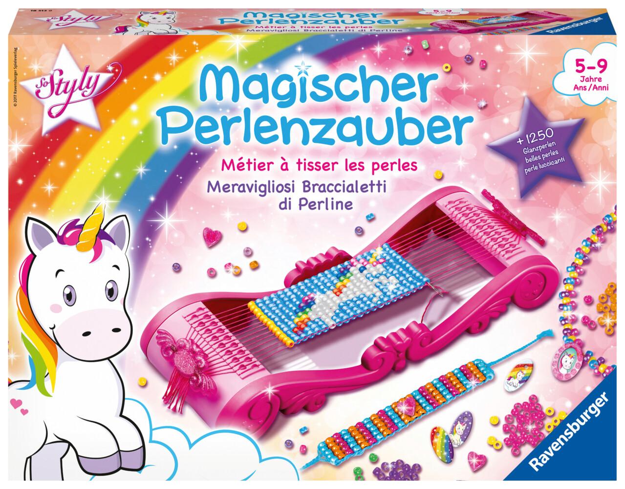 Magischer Perlenzauber Einhorn