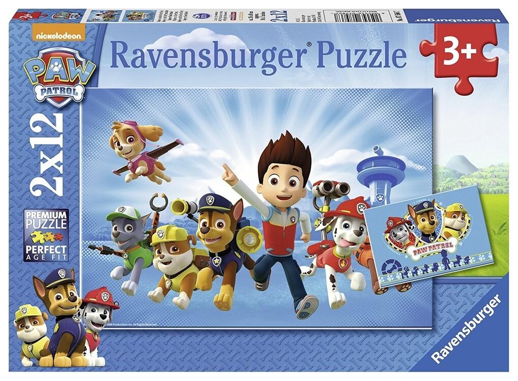 Ravensburger - Ryder und die Paw Patrol, 2 x 12 Teile