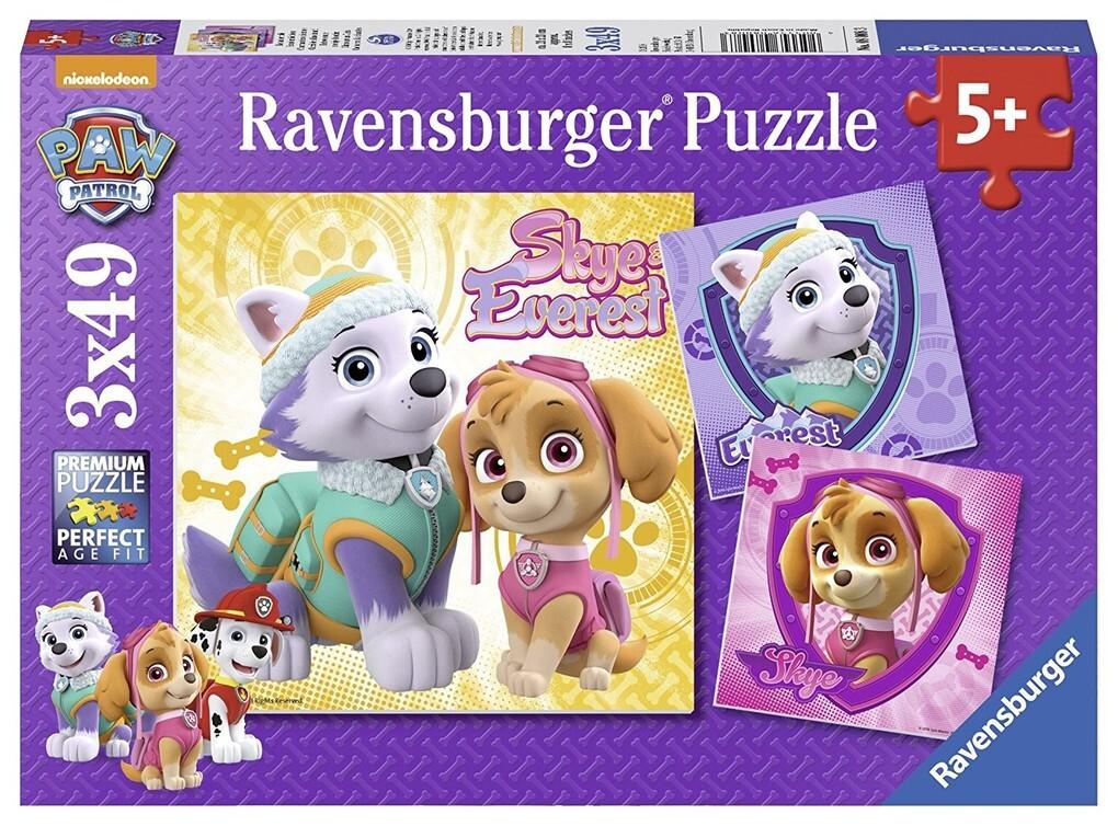 Ravensburger - Bezaubernde Hundemädchen, 3 x 49 Teile