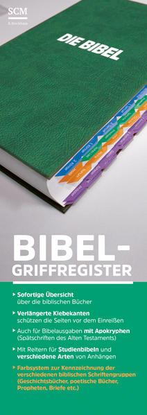 Bibel-Griffregister grün