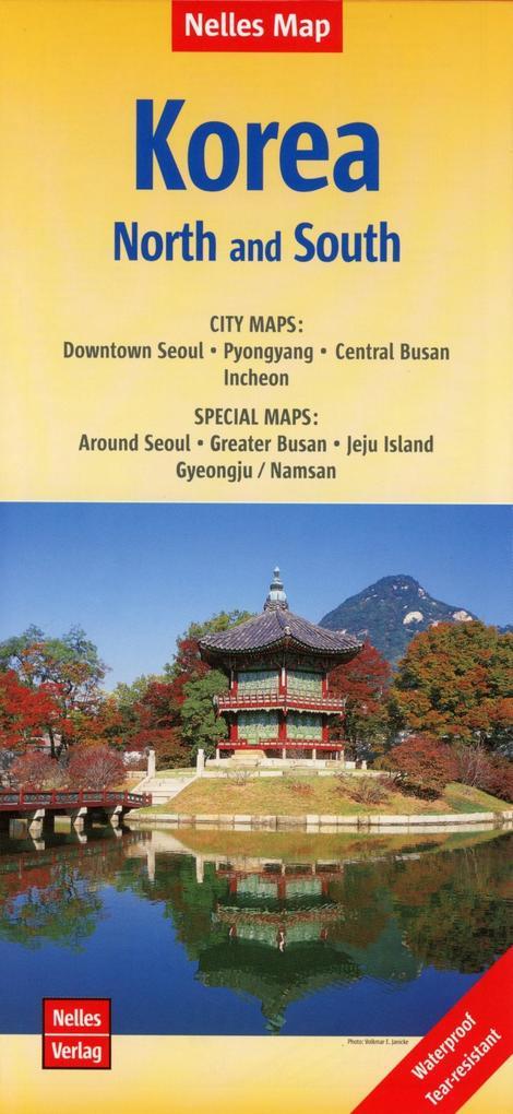 Nelles Map Landkarte Korea: North and South