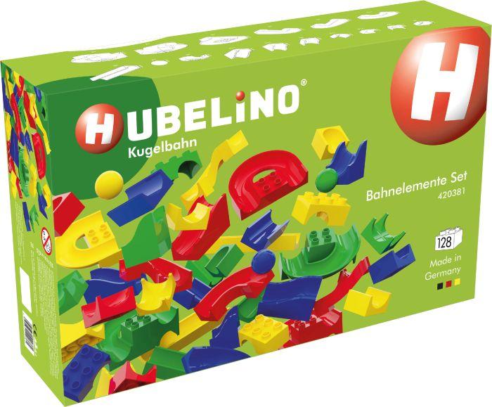 420381 HUBELINO Bahnelemente Set, 128 teilig