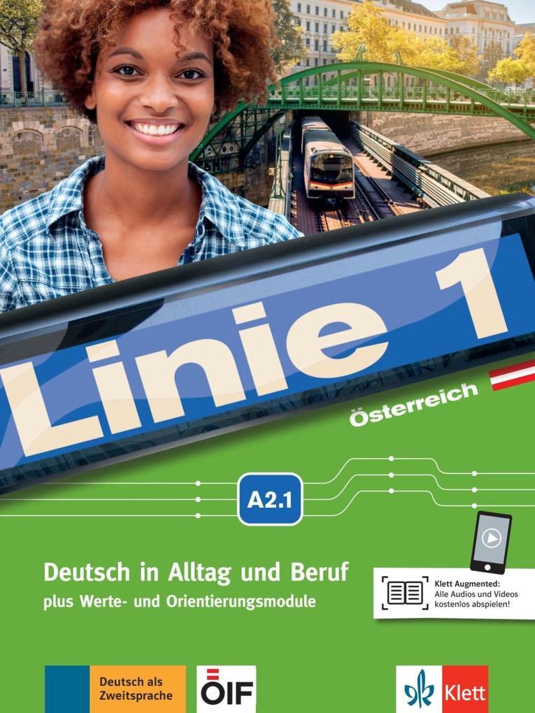 Linie 1 Österreich A2.1. Kurs- und Übungsbuch mit DVD-ROM