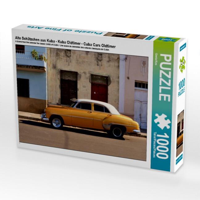 Alte Schätzchen aus Kuba - Kuba Oldtimer - Cuba Cars Oldtimer (Puzzle)