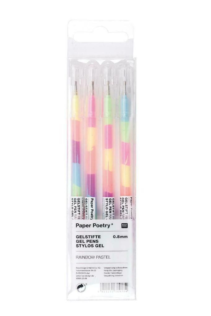 Gelstift Regenbogen Pastell, Set