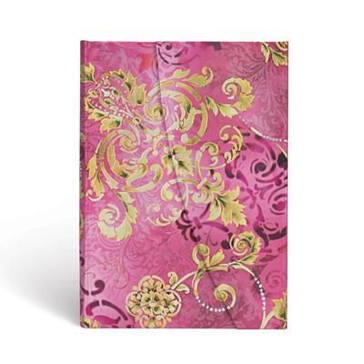 Paperblanks Polished Pearl Belle Époque Hardcover MIDI Unlined Wrap Closure 144 Pg 120 GSM