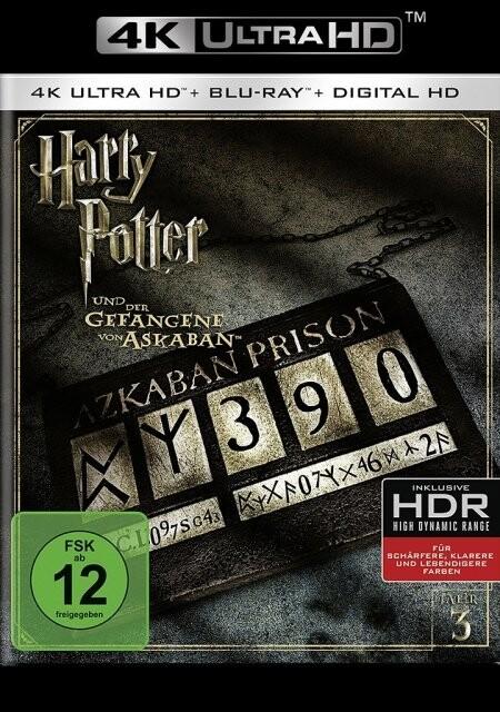 Harry Potter und der Gefangene von Askaban 4K, 1 UHD-Blu-ray