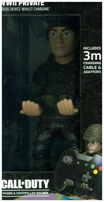 Cable Guy - Call of Duty WWII Ronald Red Daniels Device Holder, Figur, Ständer für Controller, Smartphones und Tablets