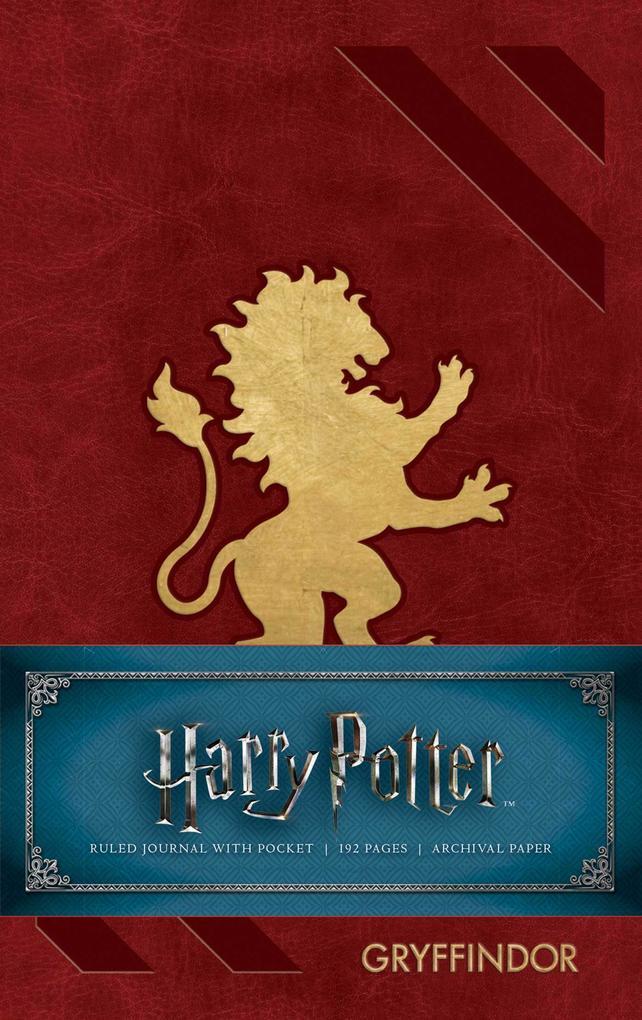 Harry Potter: Gryffindor Ruled Pocket Journal