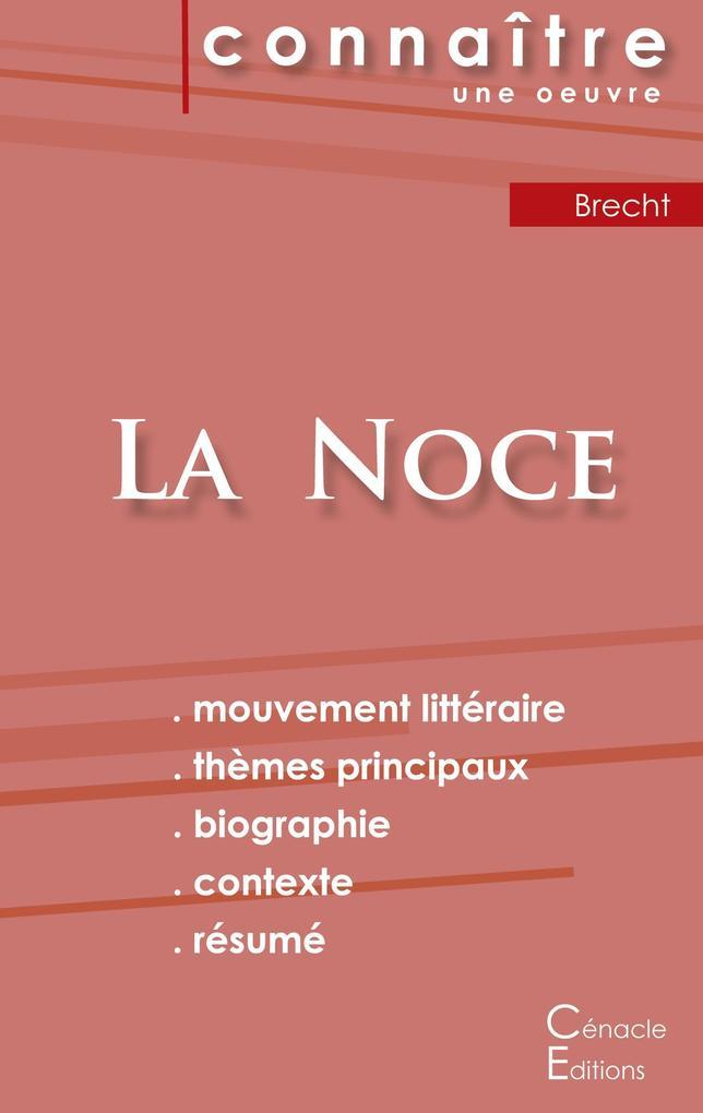 Fiche de lecture La Noce d'Arturo Ui de Bertolt Brecht (Analyse littéraire de référence et résumé complet)