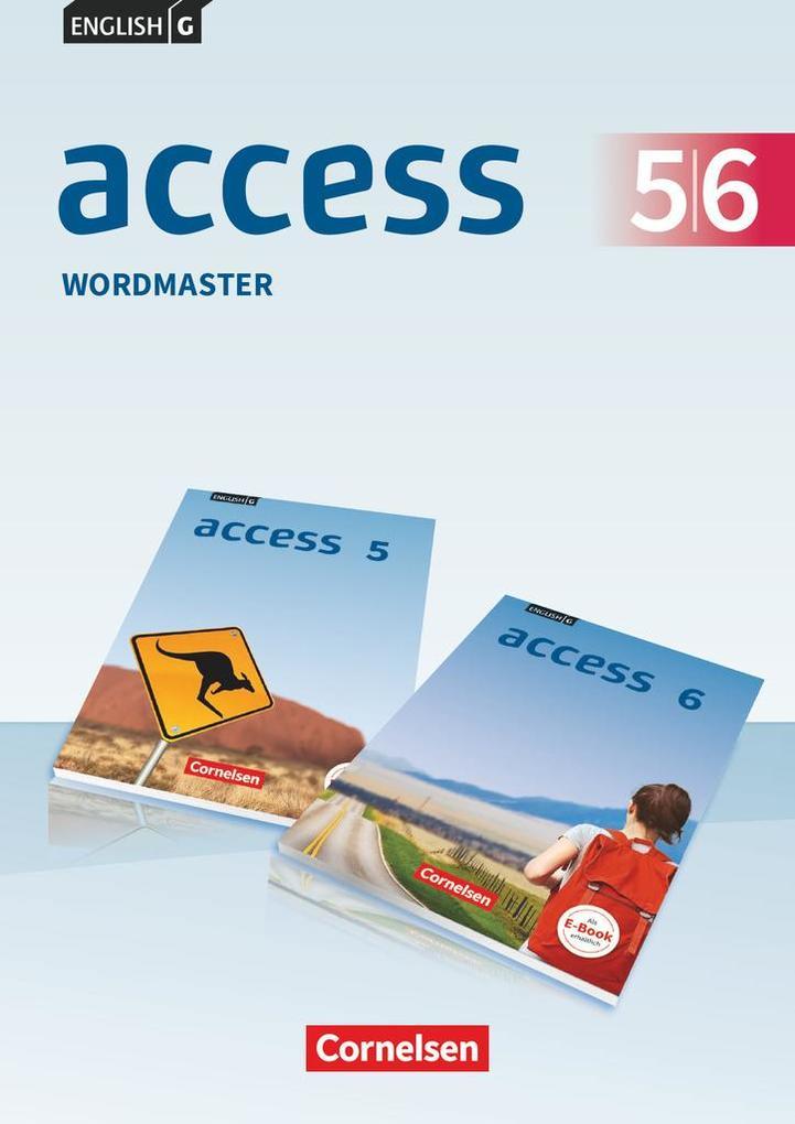 English G Access Band 5/6: 9./10. Schuljahr - Allgemeine Ausgabe - Wordmaster mit Lösungen