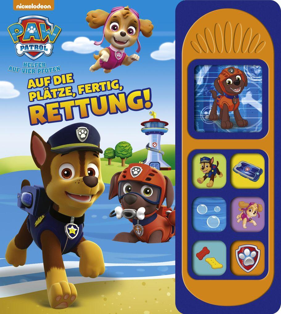 7-Button-Soundbuch, PAW Patrol, Auf die Plätze, fertig, Rettung!