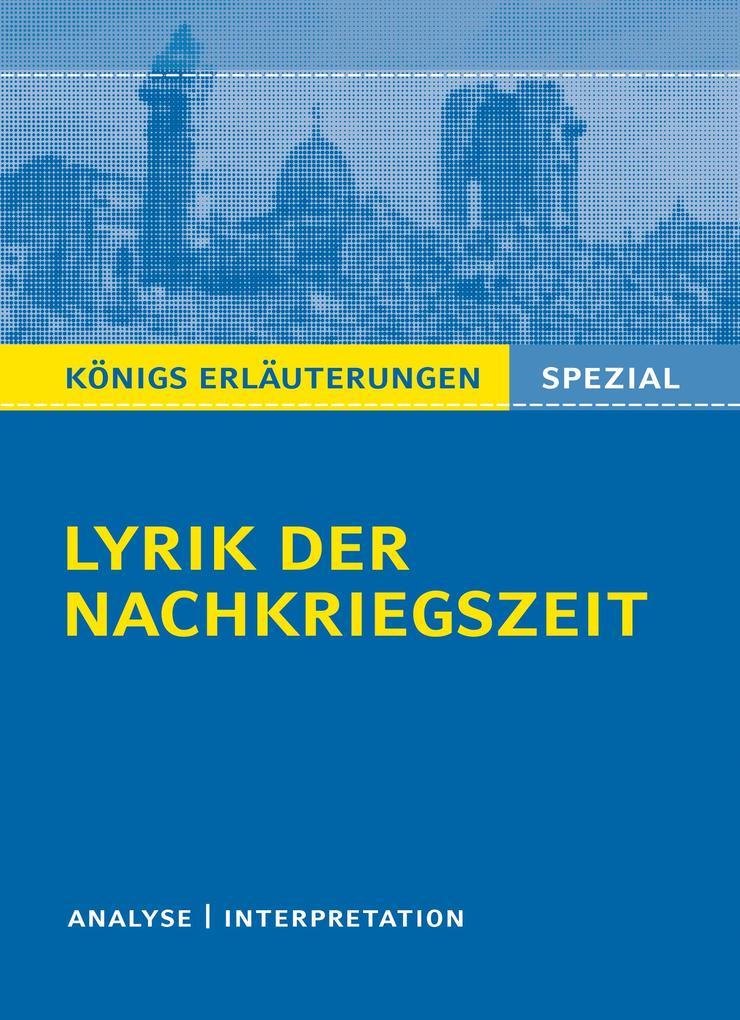 Lyrik der Nachkriegszeit (1945-60).