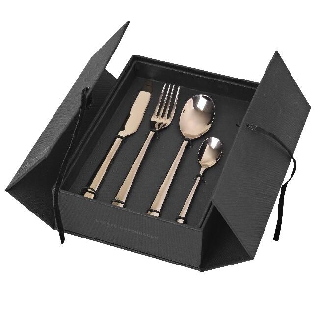 Broste copenhagen Besteckset Titan Espresso 16 tlg. (rosé)