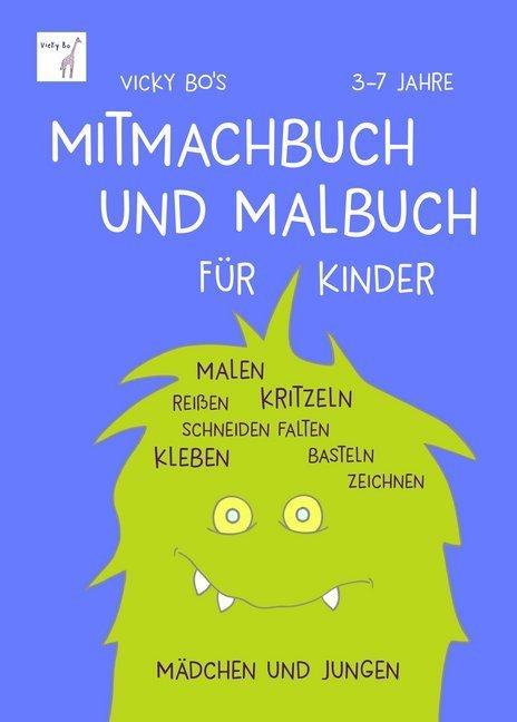 Mitmachbuch und Malbuch ab 3 Jahre