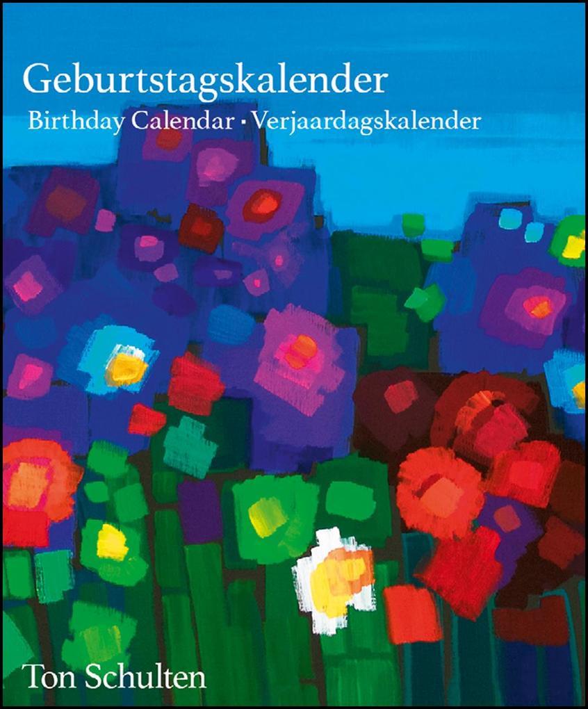 Ton Schulten Flowers Birthday Calendar