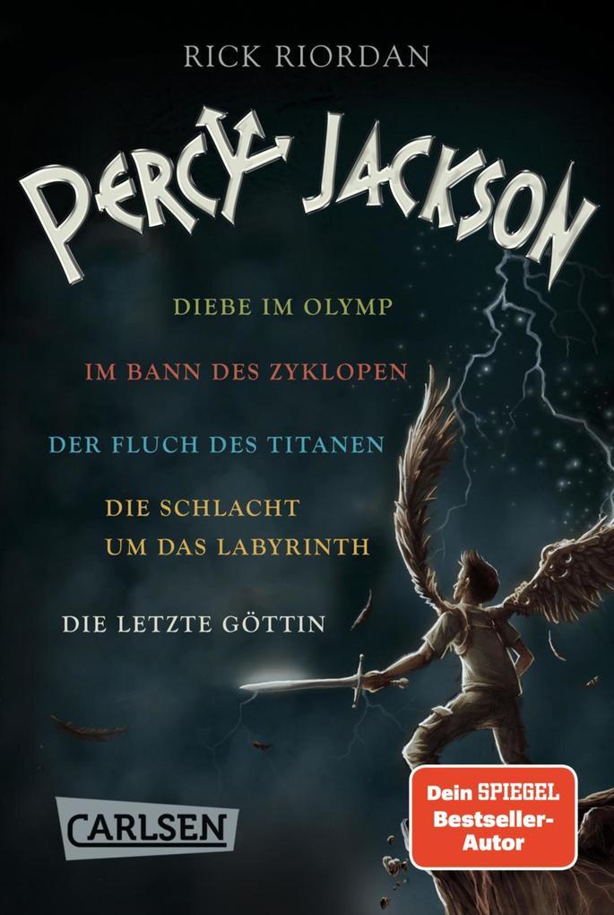Percy Jackson und die griechischen Monster - Band 1-5 der mythischen Fantasy-Buchreihe in einer E-Box!