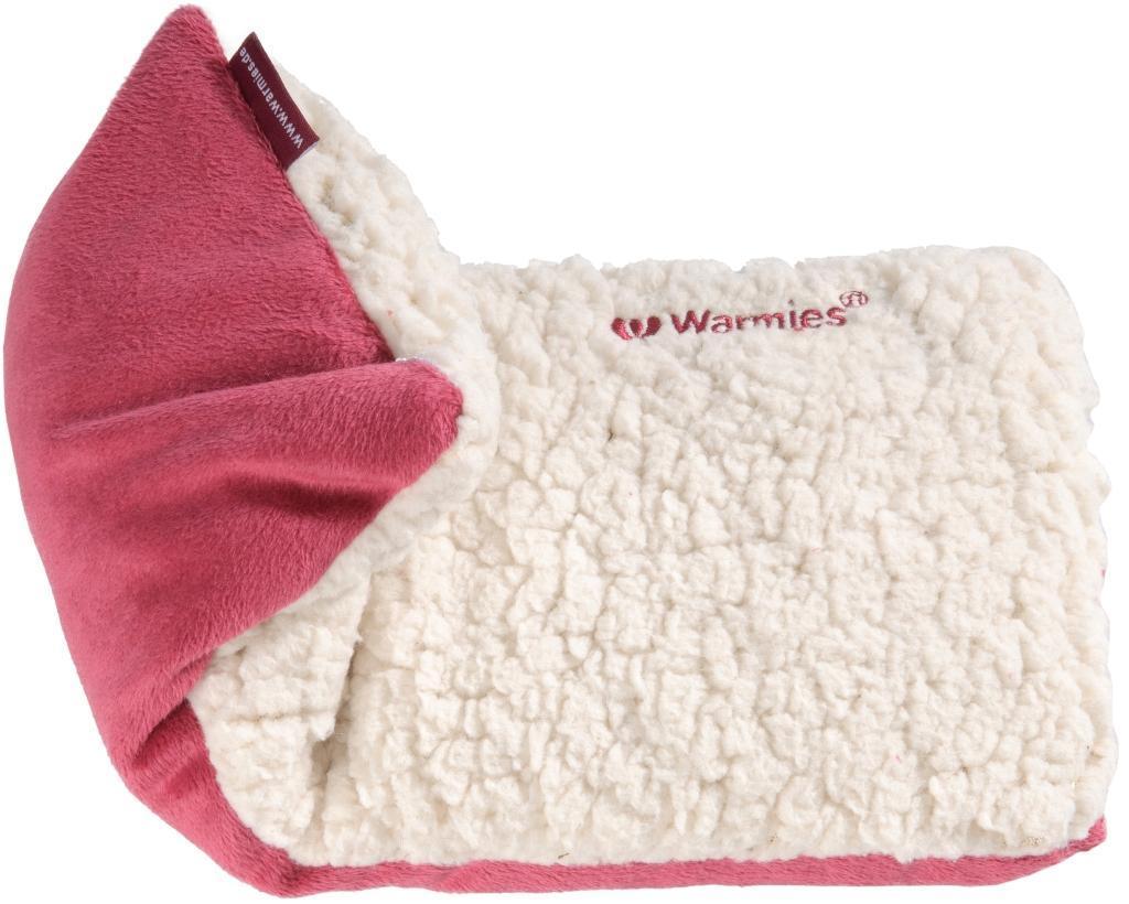 Warmies 8016 - Hot Pak Sherpa beige/rot, Wärmestofftier