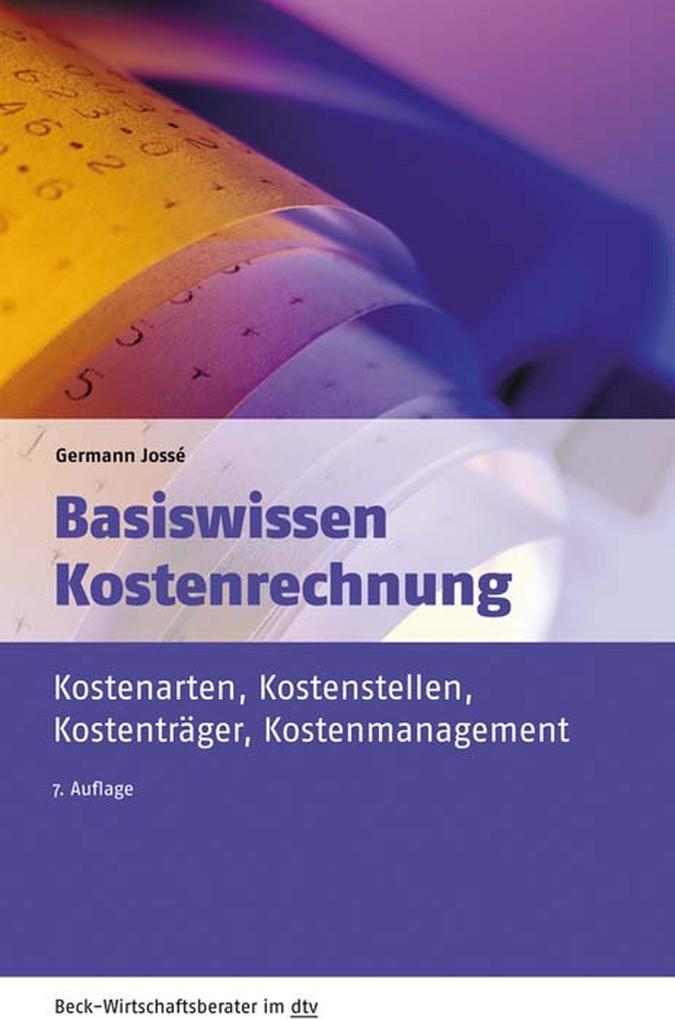 Basiswissen Kostenrechnung