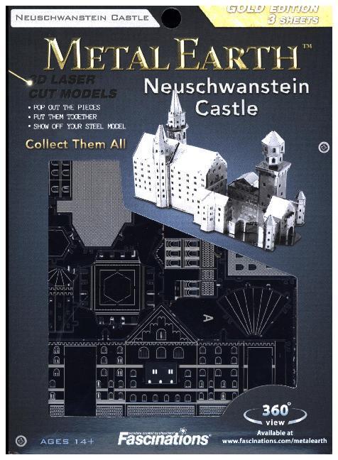Metalearth - Bauwerke - Schloss Neuschwanstein, 2018 3 Bögen